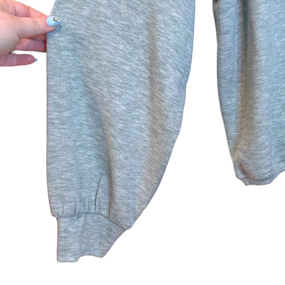 Johnny Was Calme Puff Sleeve Sweatshirt Sage XXL Plus Size - Picture 5 of 9